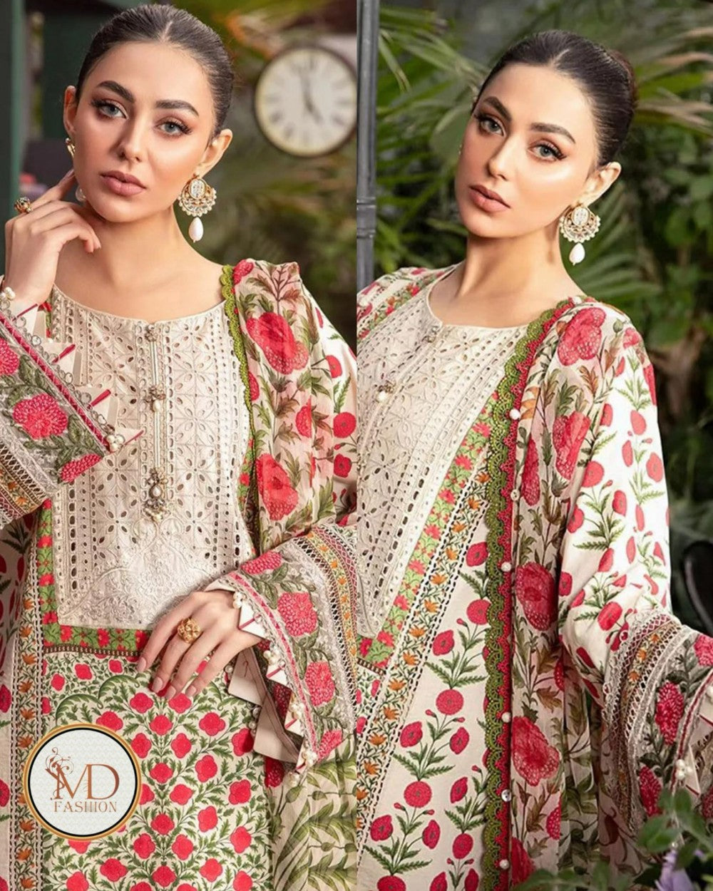 Maria b mprint 2024 14A 3pcs lawn suit