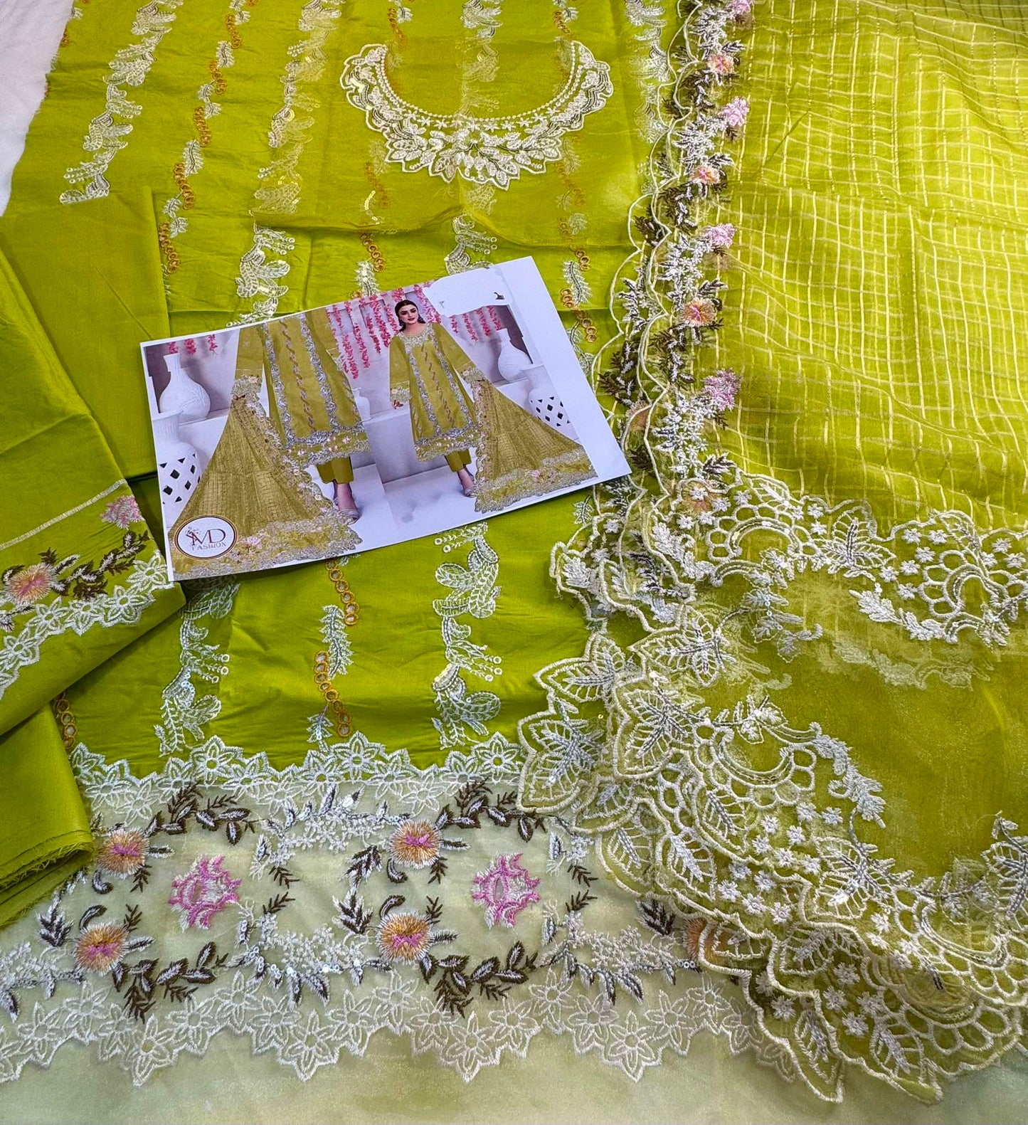 Tawwakal Dhani Heavily embroidered dress