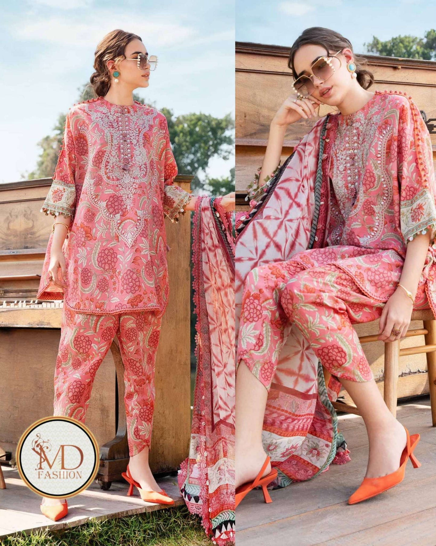 Maria b Lawn 13 A mprint