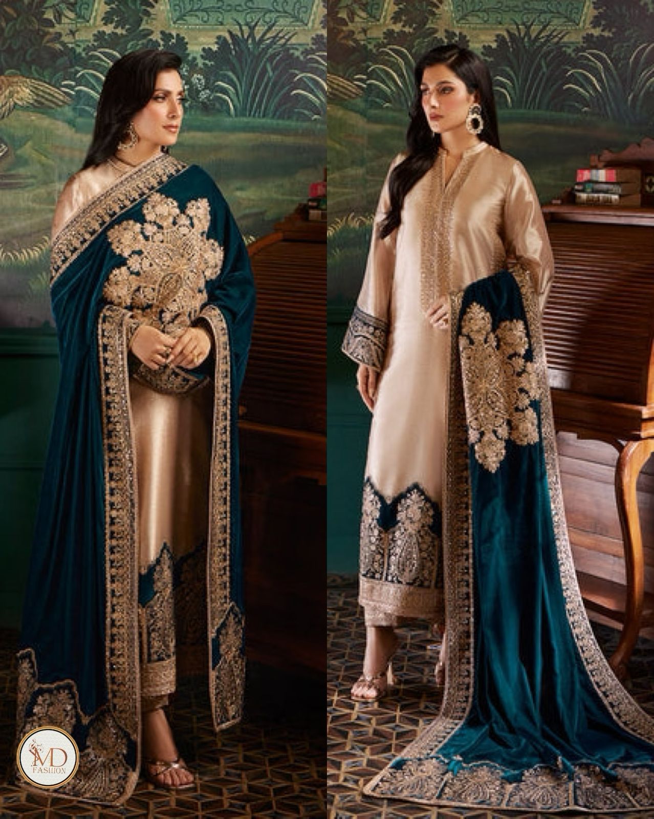 Zainab Chottani Amber Velvet Collection