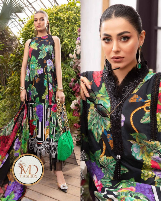 Maria b Mprint 2108B BLACK lawn