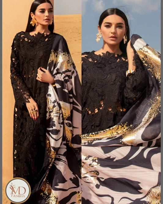 Rang Rasiya ALAYA Black Luxury Lawn