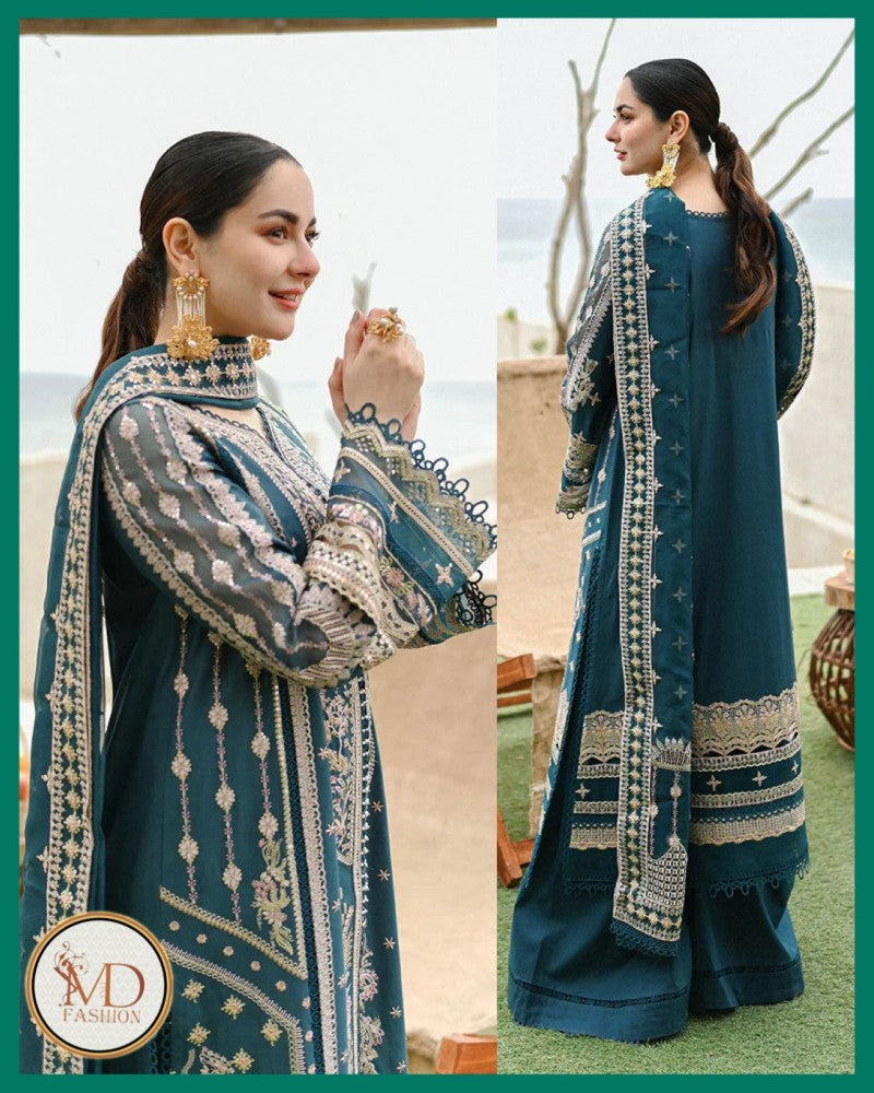 Qalamkar ZAHRA Sahil Luxury Chikankari Lawn