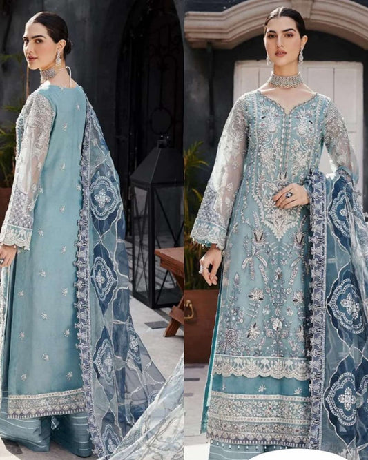 Eman Adeel handwork heavy embroidered dress