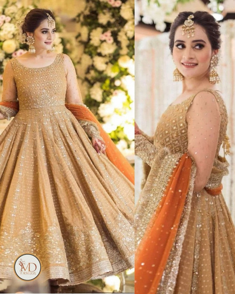 Faiza Saqlain Aiman khan wedding dress