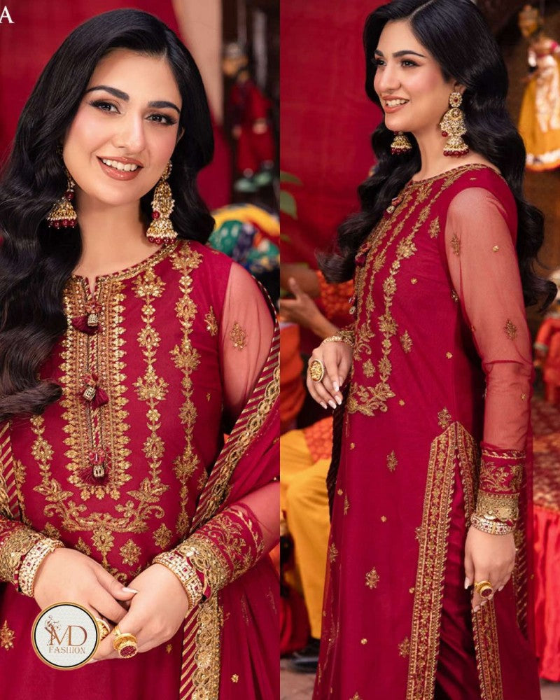 Asim Jofa Pyaar Diyan Gallan Red Sara SUIT