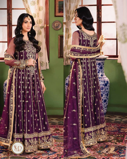 Asim Jofa Purple Sara Falak maxi