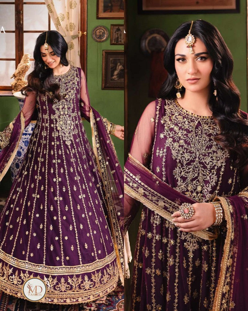 Asim Jofa Purple Sara Falak maxi