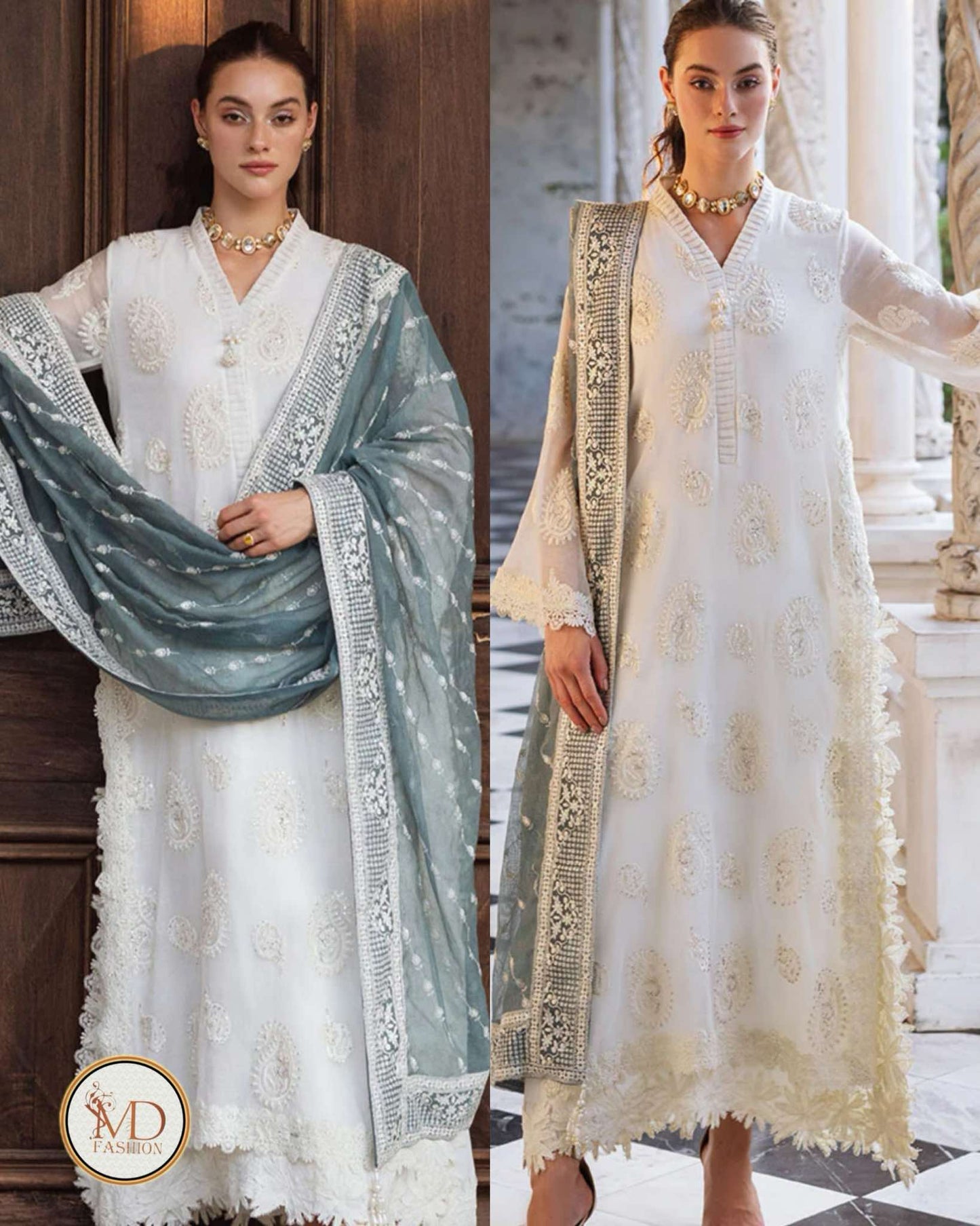 Mushq Mahin embroidered dress