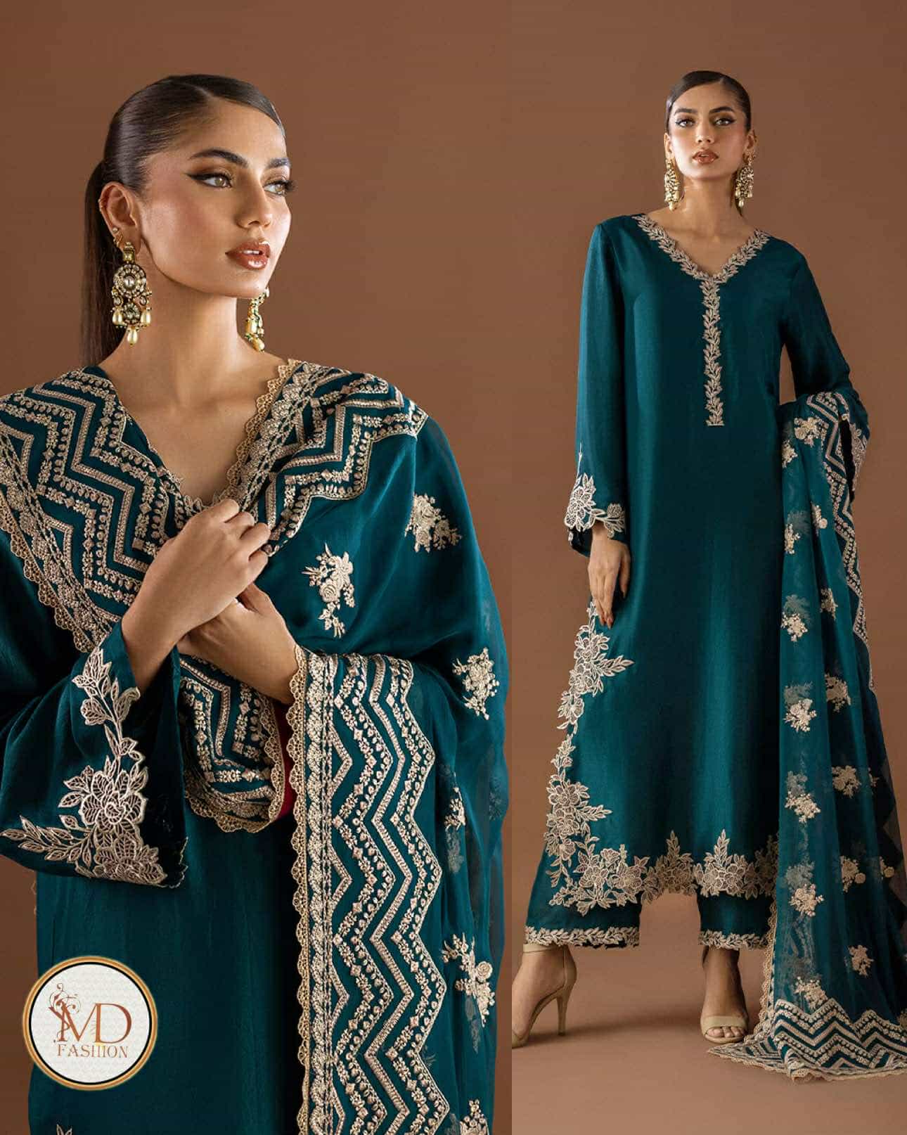 Zainab Chotani zarsha blue dress