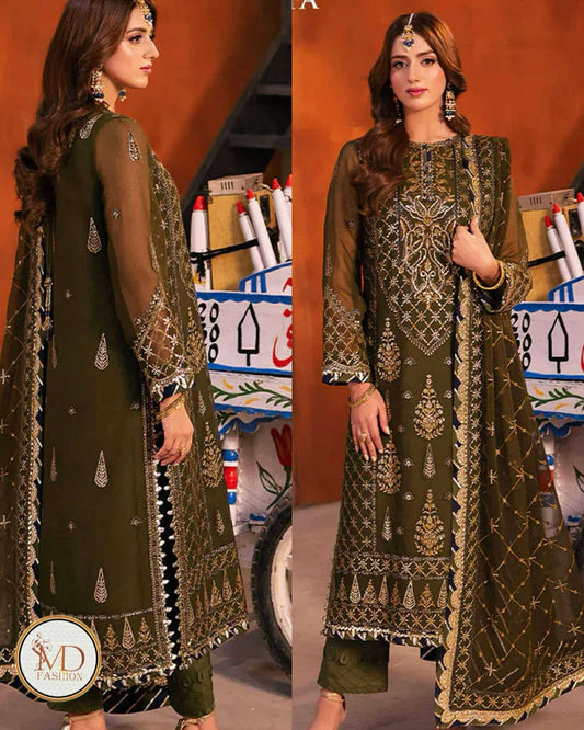 Asim Jofa chamkeeli Mehandi dress