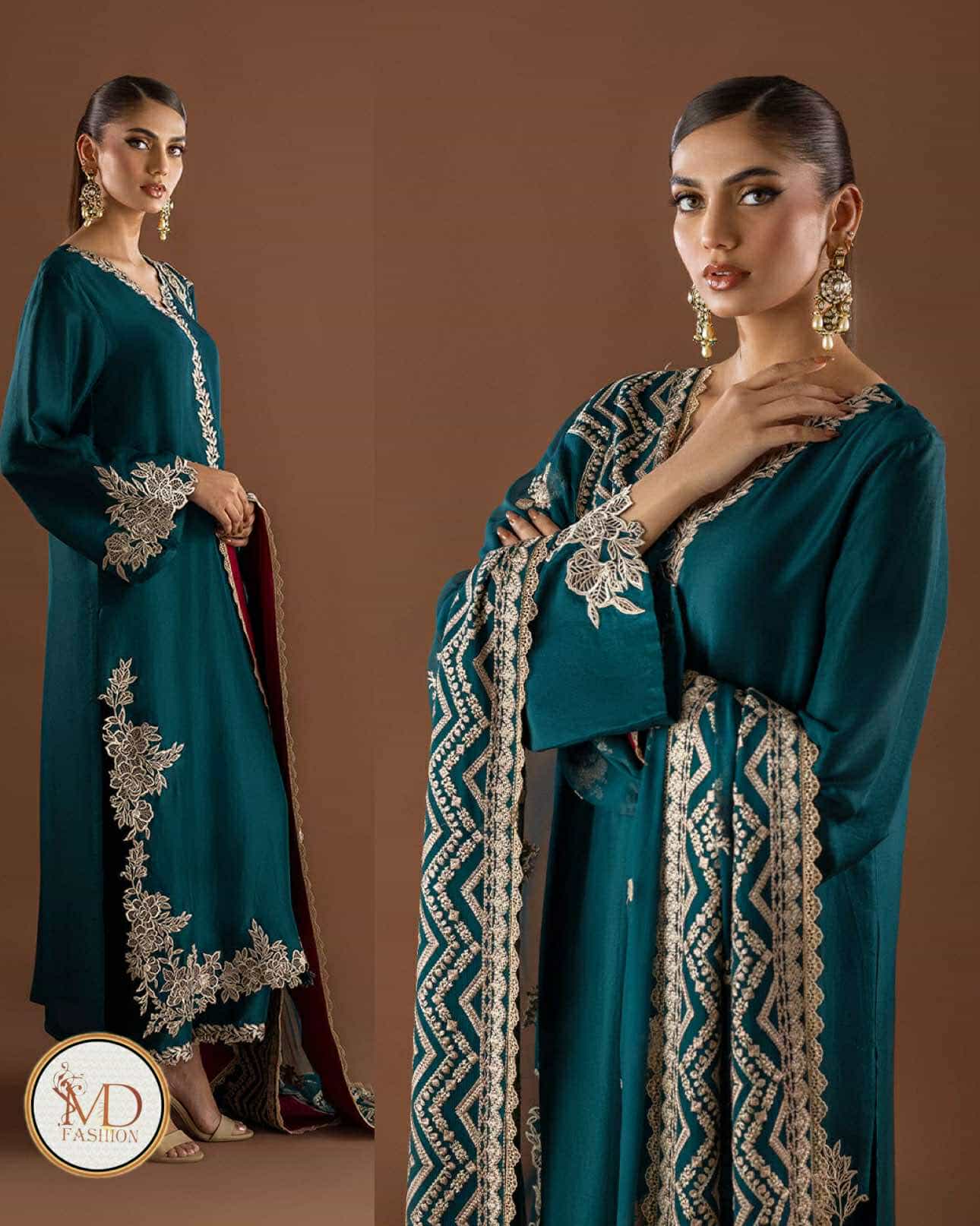 Zainab Chotani zarsha blue dress