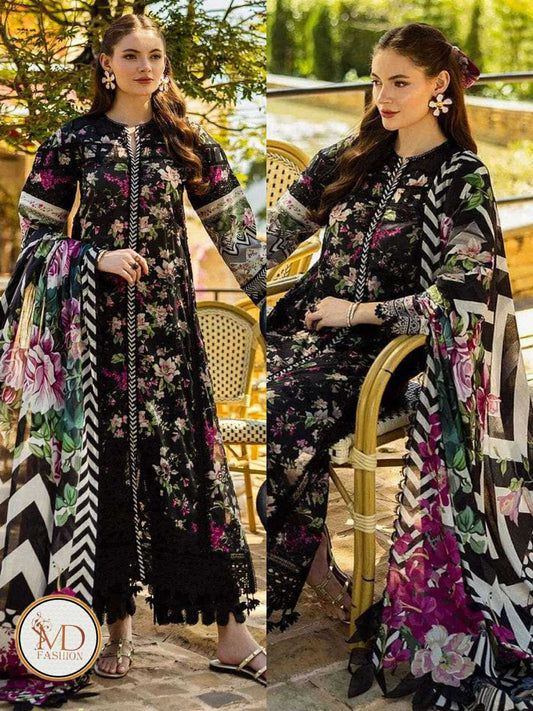 ELAF BELLEZA CHIKANKARI DIGITAL EMBROIDERED LAWN DRESS